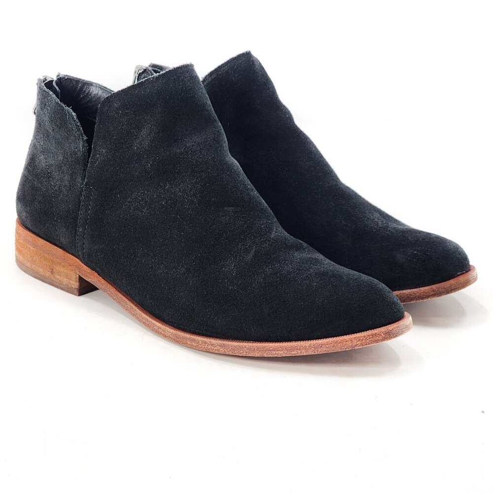 KORK-EASE Renny Black Suede Ankle Boots
